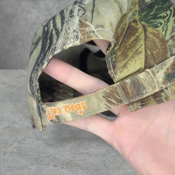 Retro 'Portland sea dogs' realtree camouflage strapback dad hat - Picture 2 of 3